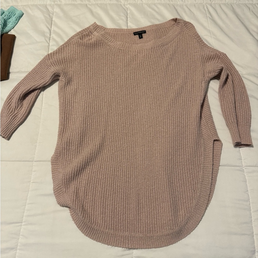 Light pink blush color xsmall express women’s sweater